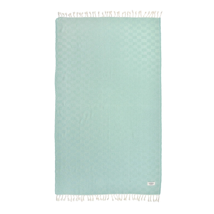 Asia Cotton Throw Blanket - Green