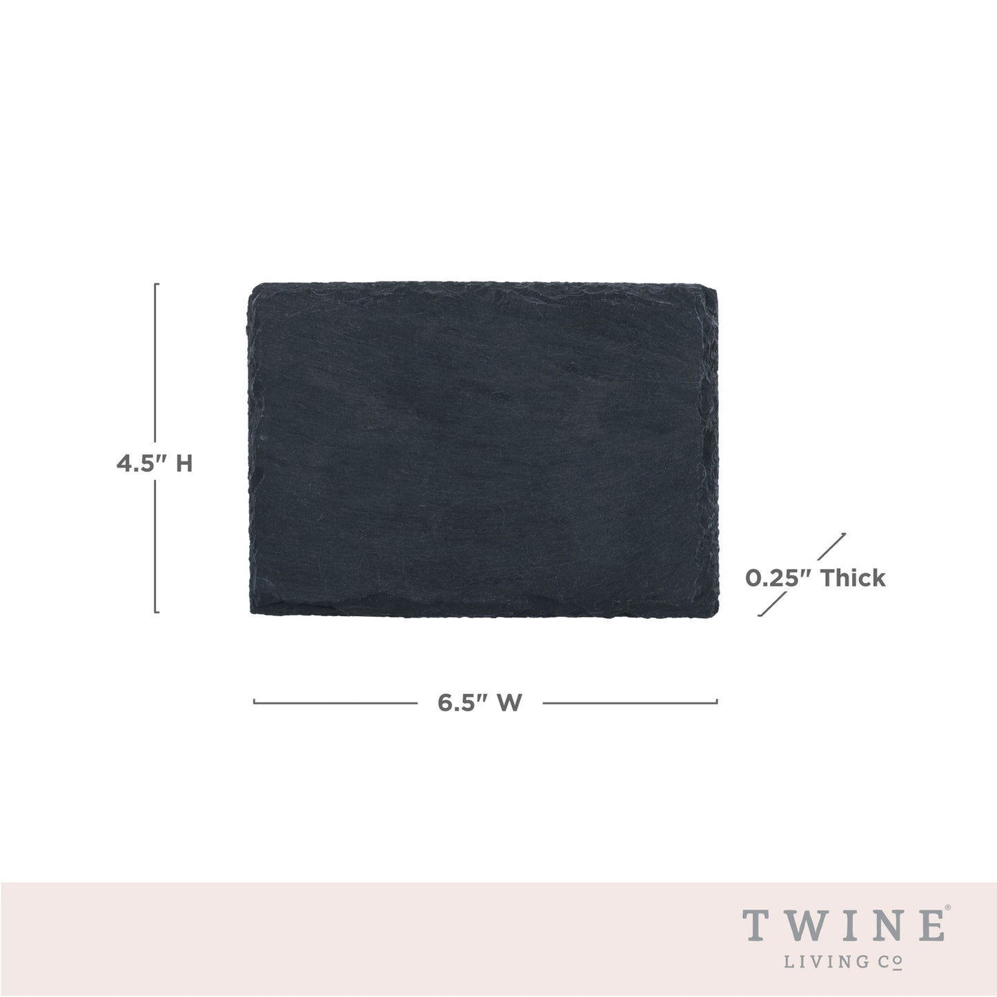 Black Slate Appetizer Plates