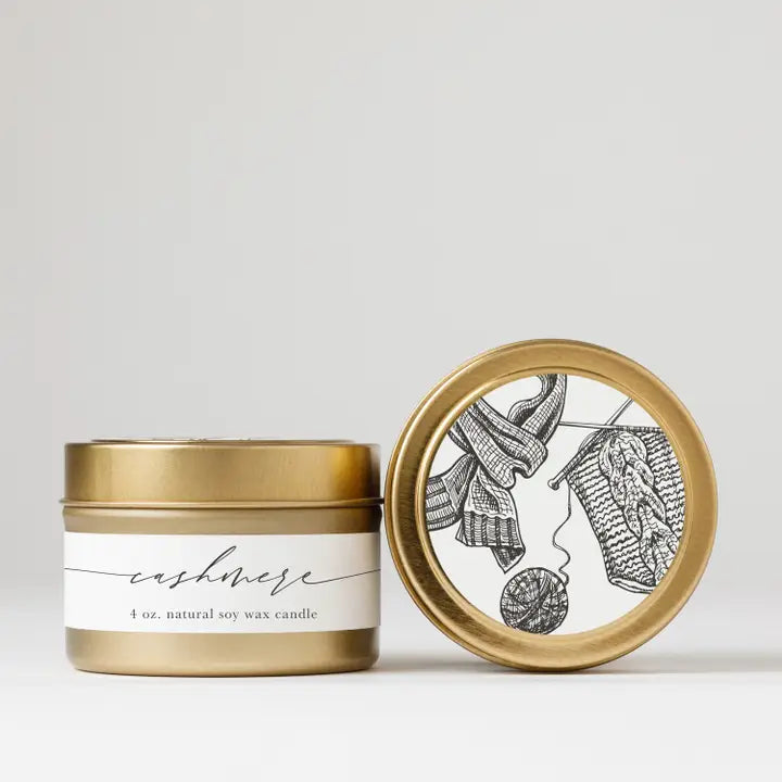 Cashmere Soy Candle Tin