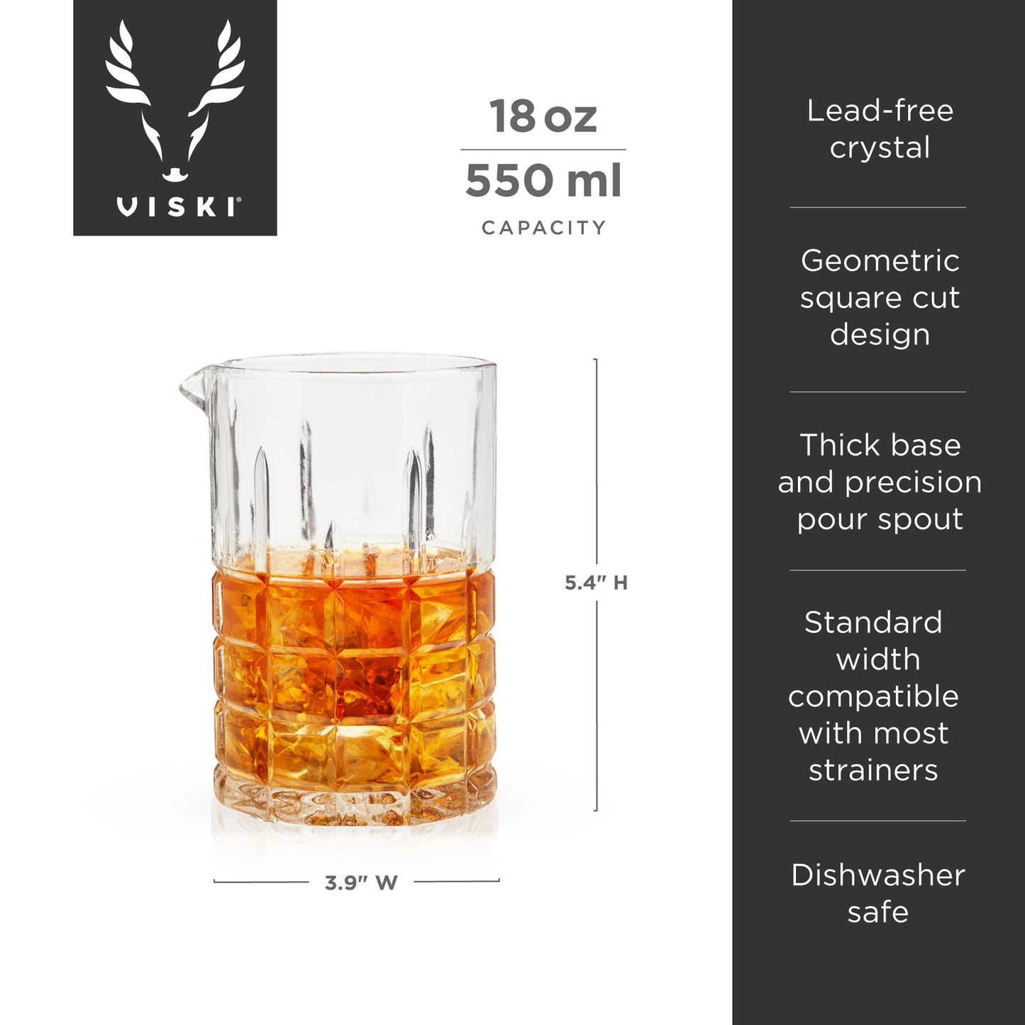 Classic Crystal Mixing Glass