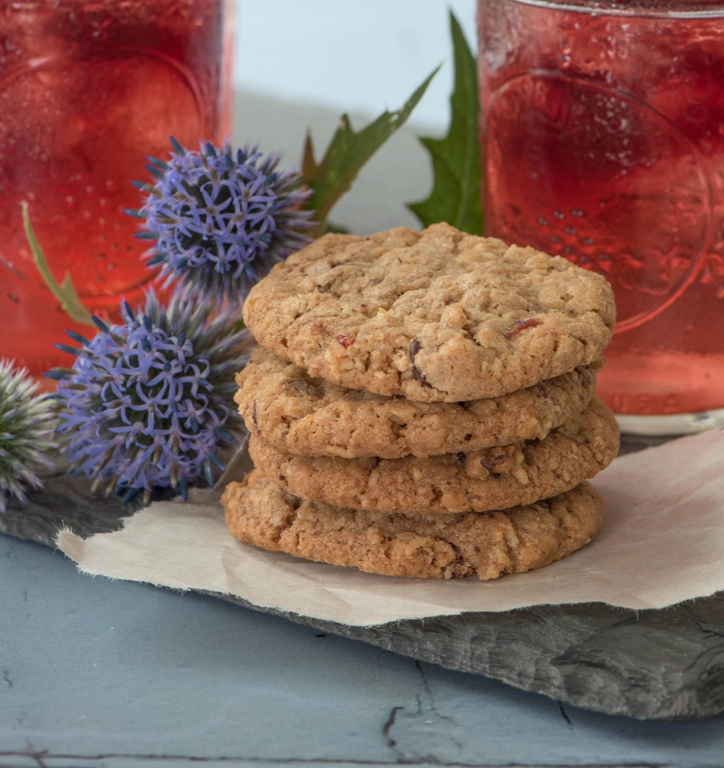 Cranberry Oat Chocolate Chip Cookies