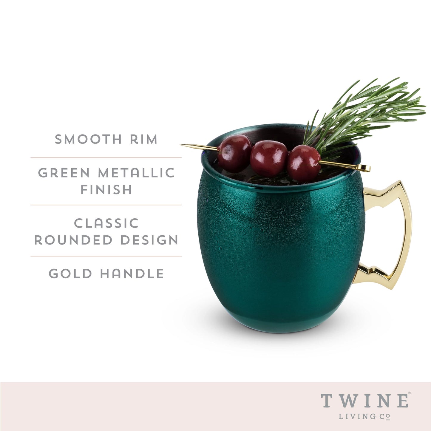 Emerald Green Moscow Mule Mug