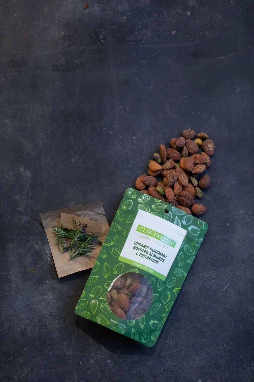 Organic Rosemary Roasted Almonds & Pistachios
