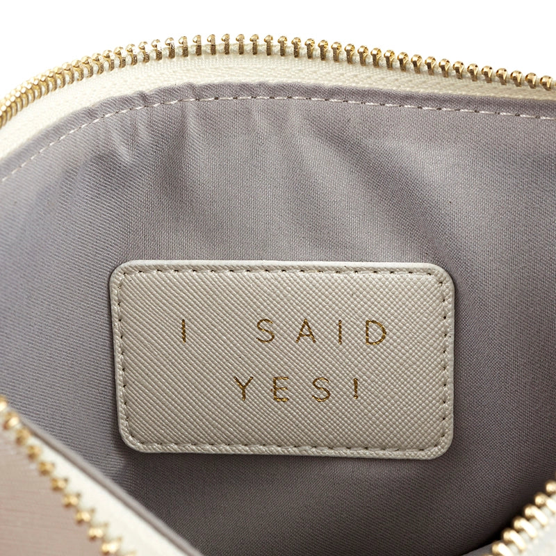 Faux Saffiano Fashion Bridal Clutch