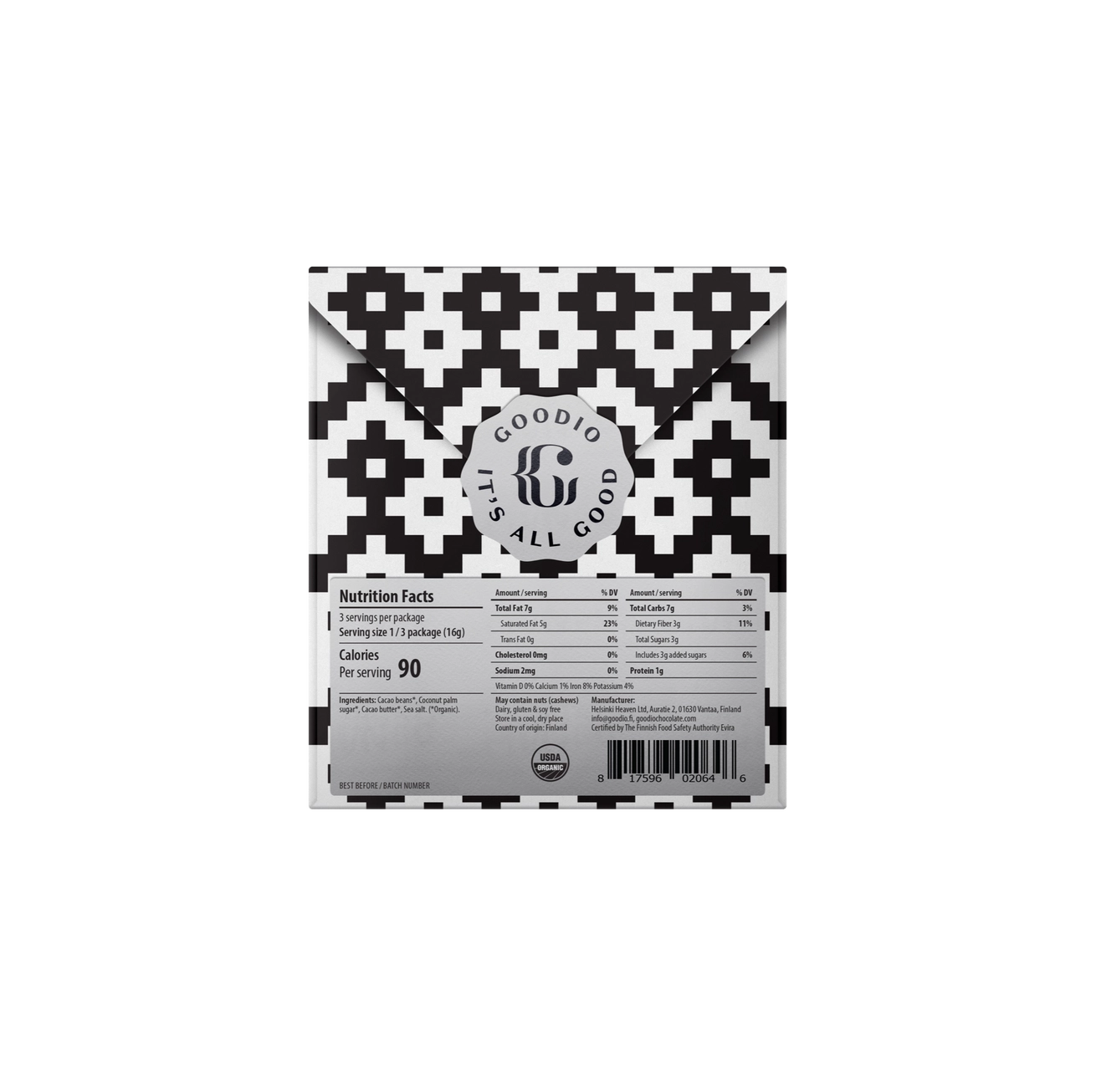 Organic Sea Salt Craft Chocolate