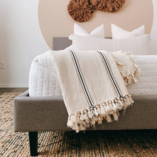 Sophie Cotton Turkish Throw Blanket