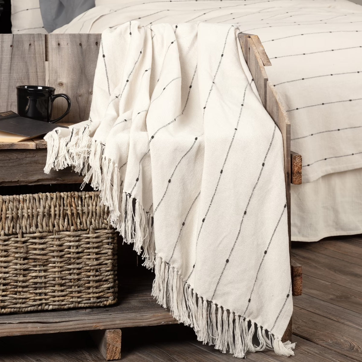 Farmcloth Stripe Large Throw