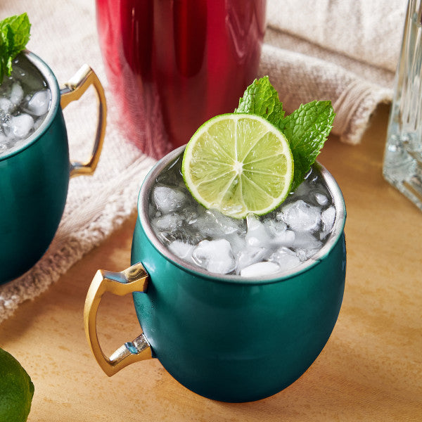 Emerald Green Moscow Mule Mug
