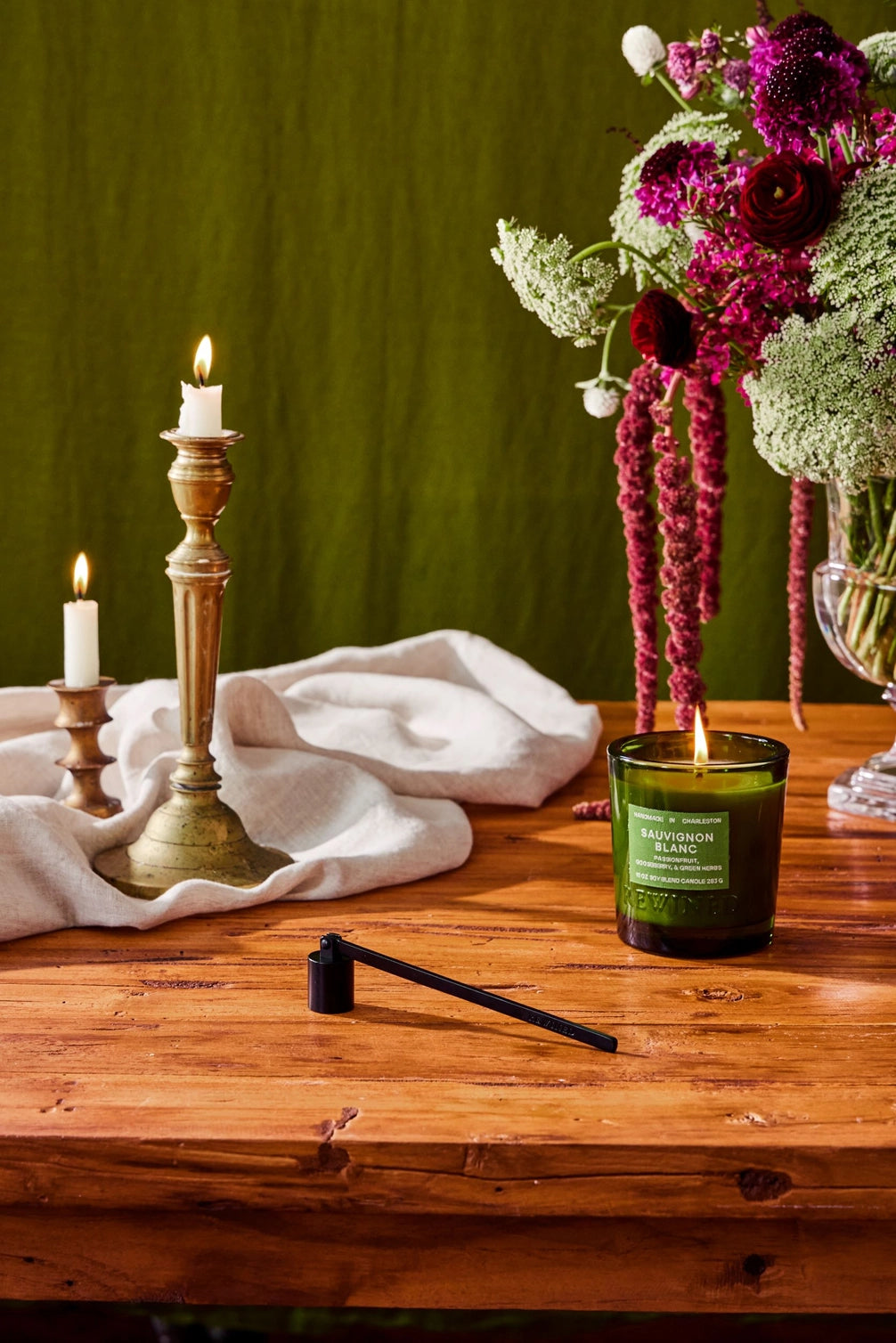 Matte Black Candle Snuffer