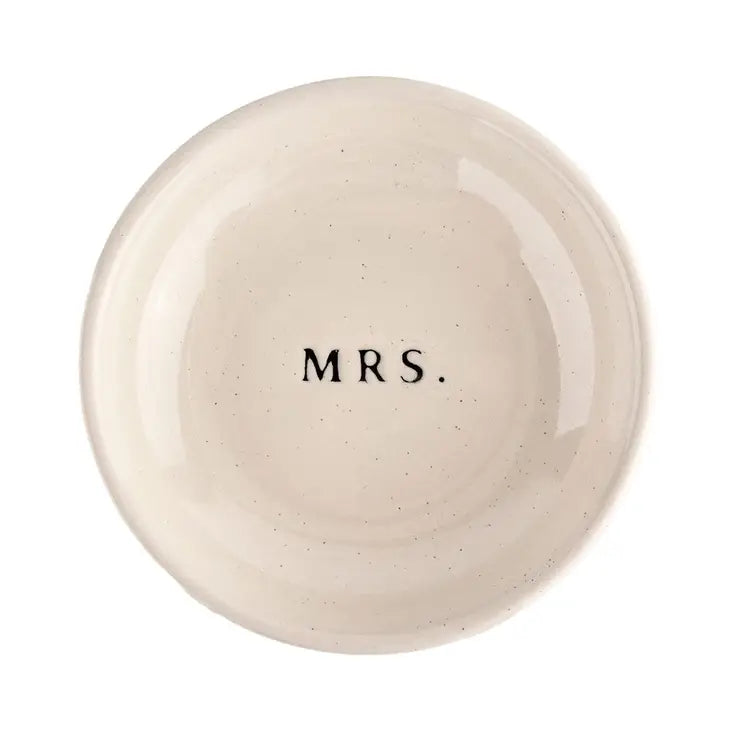 Mrs. Jewelry Stoneware Dish