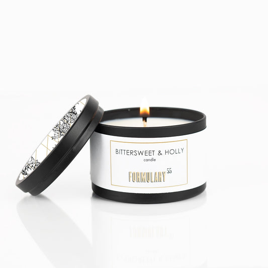 Travel Candle - Bittersweet and Holly