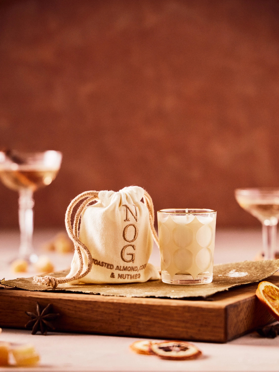 Creamy Spiced Nog Candle