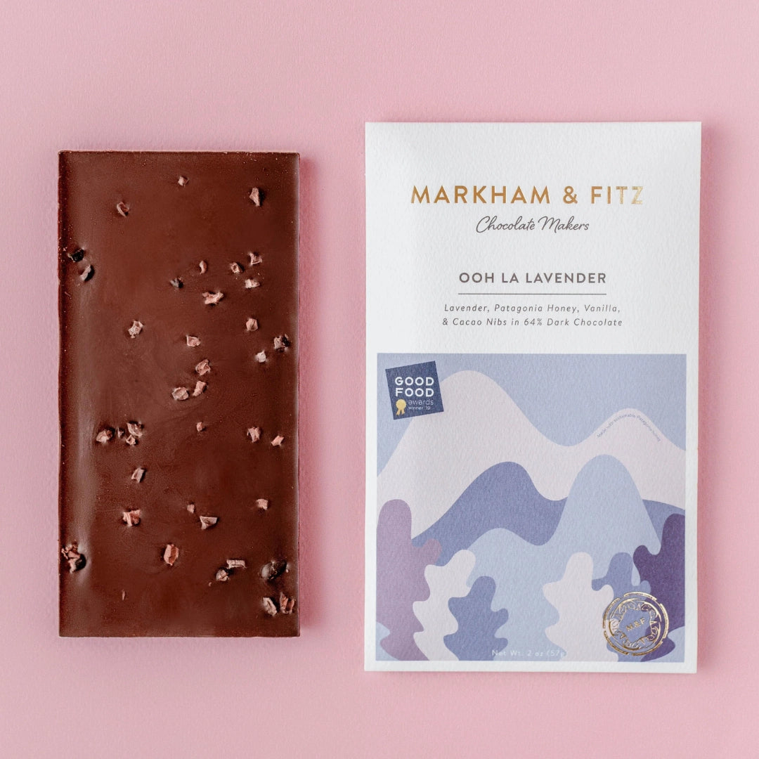 Ooh La Lavender Dark Chocolate Bar
