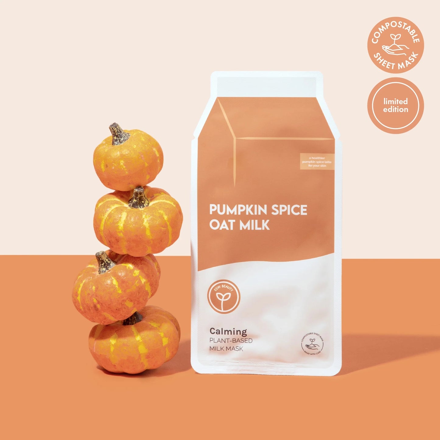 Pumpkin Spice Oat Milk Mask