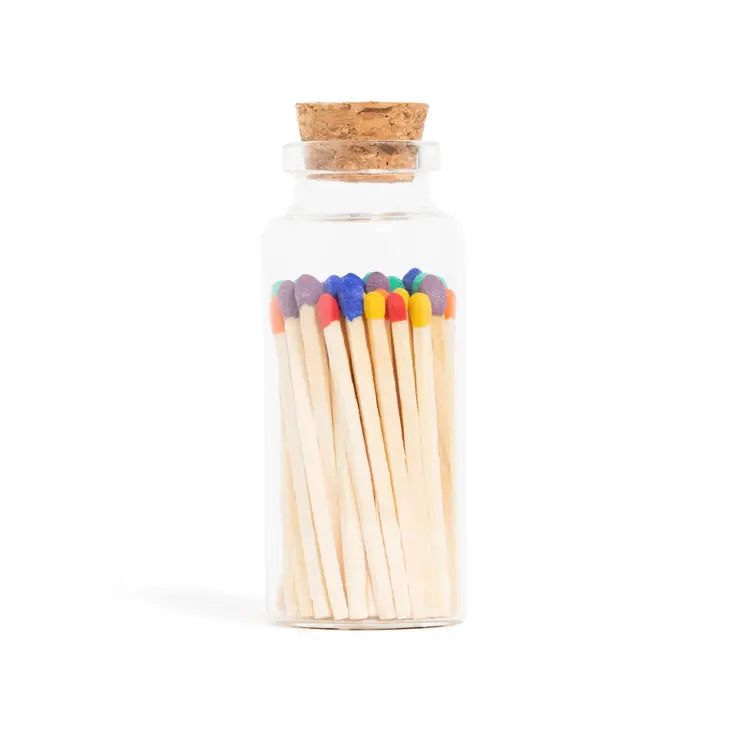 Rainbow Mix Matches in Medium Corked Vial