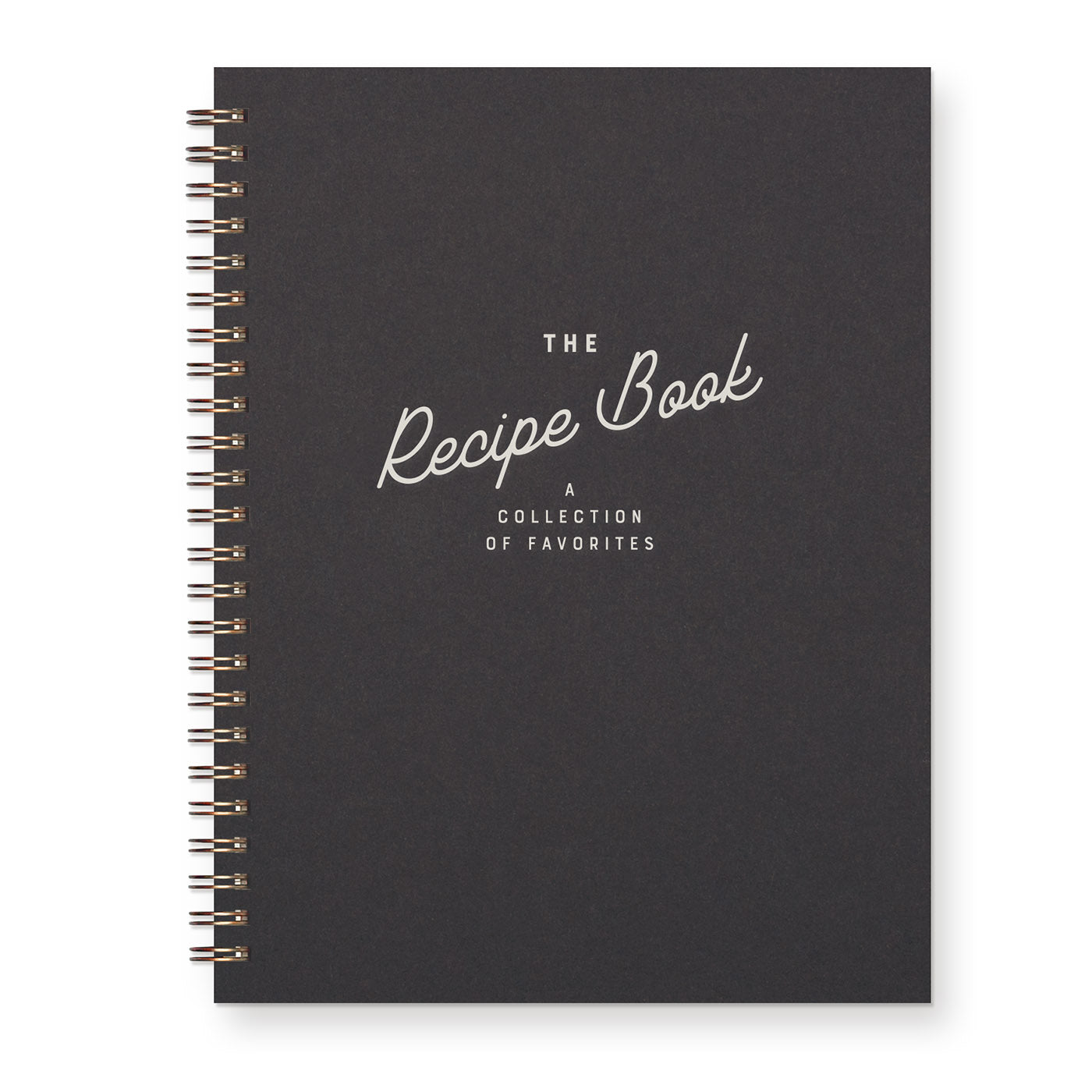 Black Retro Recipe Book
