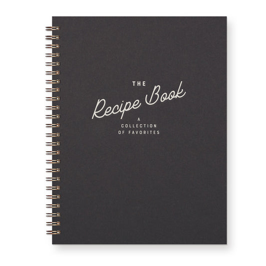 Black Retro Recipe Book