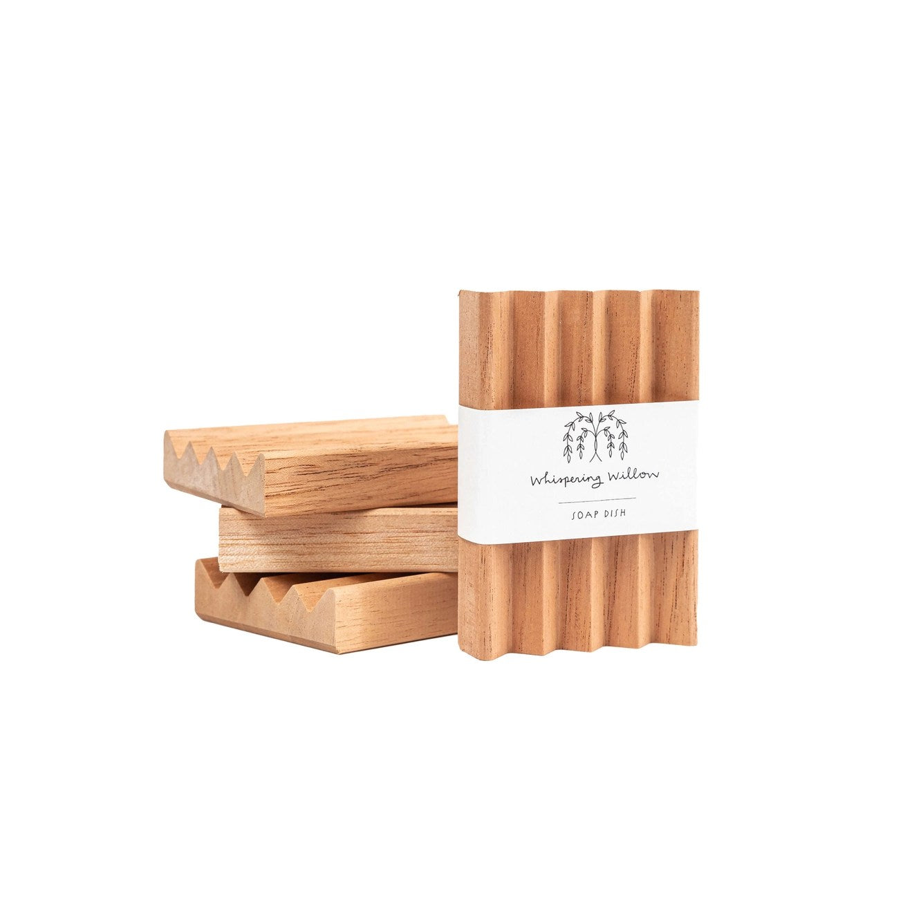 Red Adler Wooden Soap Dish