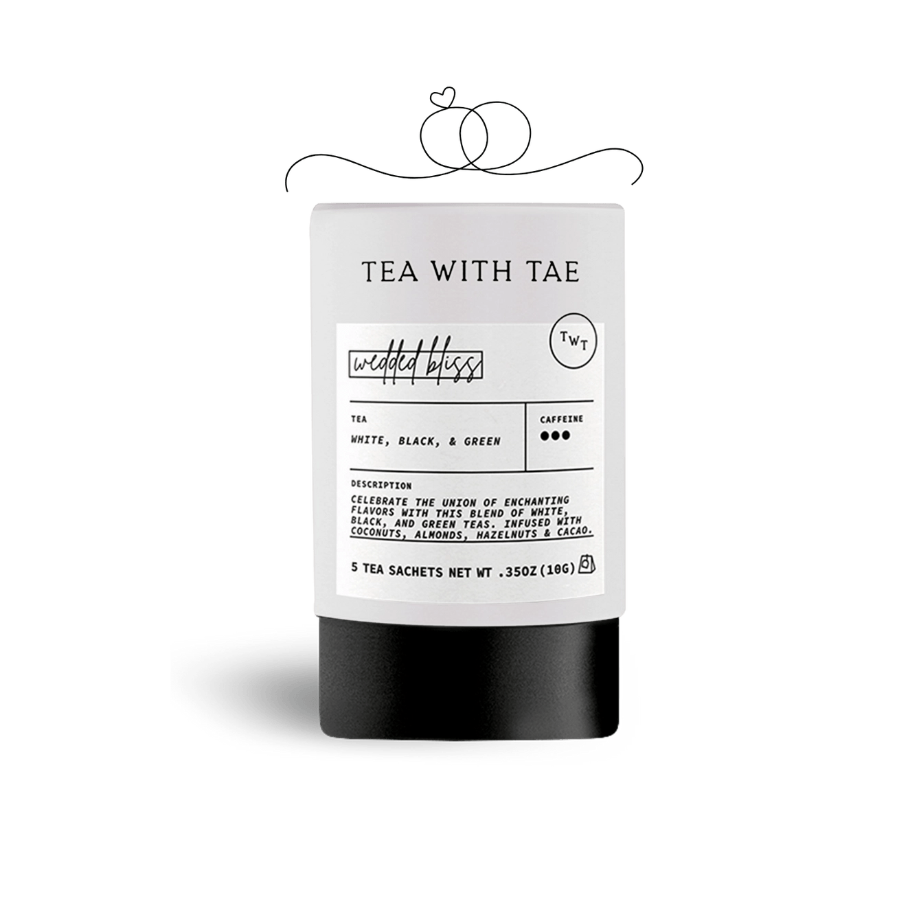 White, Black & Green Tea – Wedding Bliss