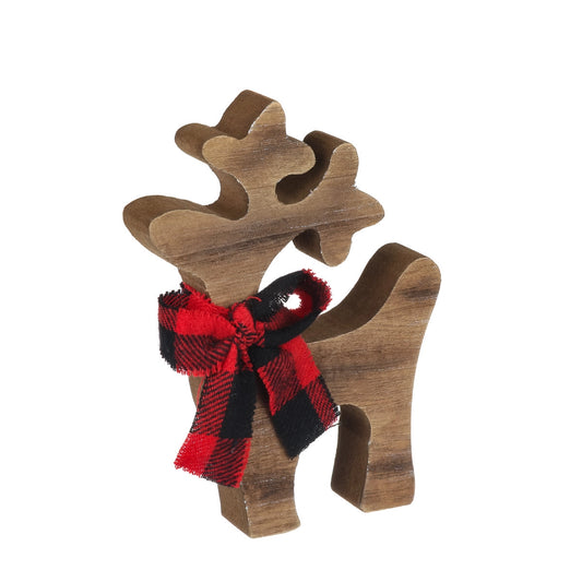 Small Wooden Reindeer
