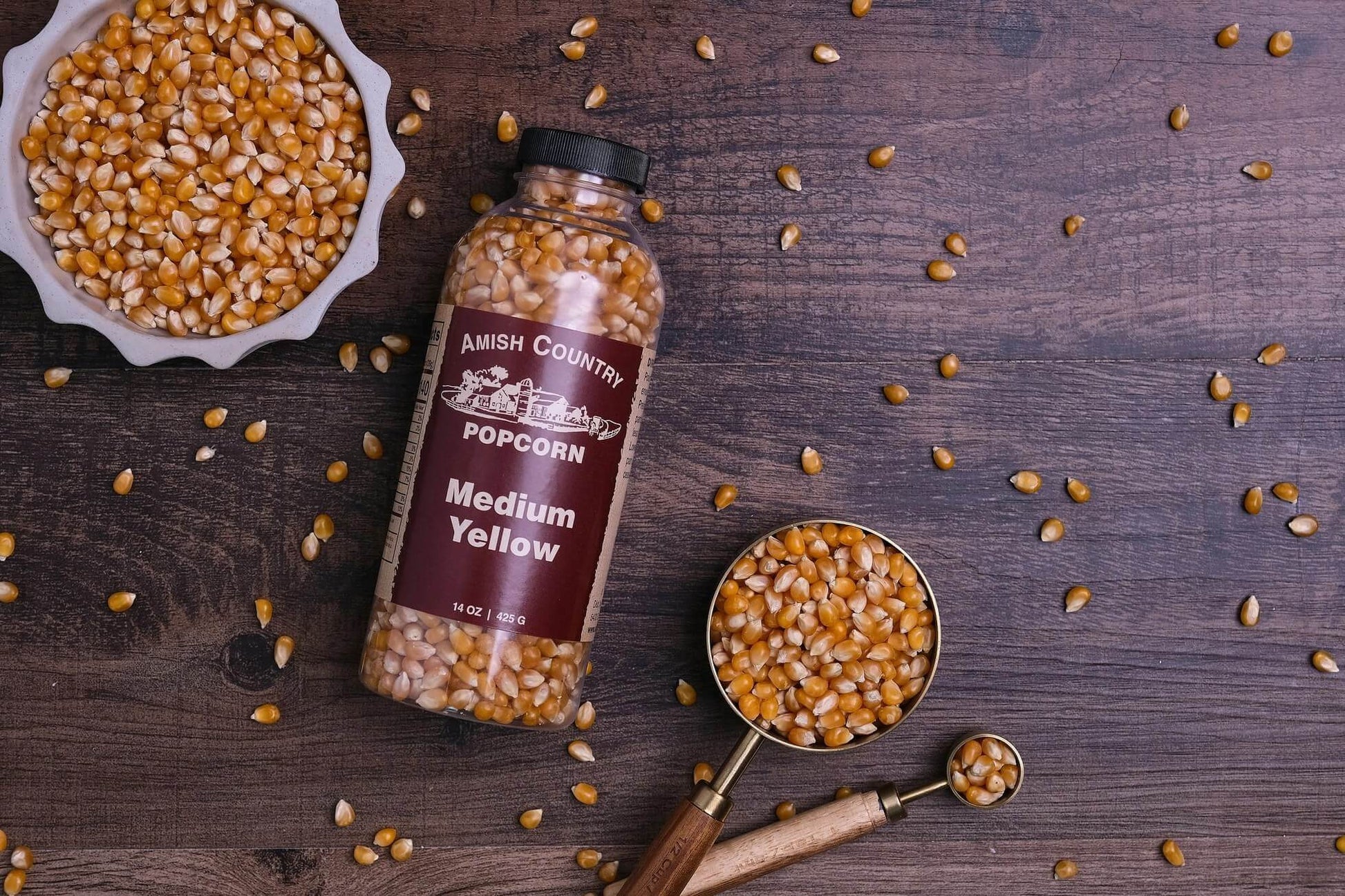 Medium Yellow Popcorn Kernels