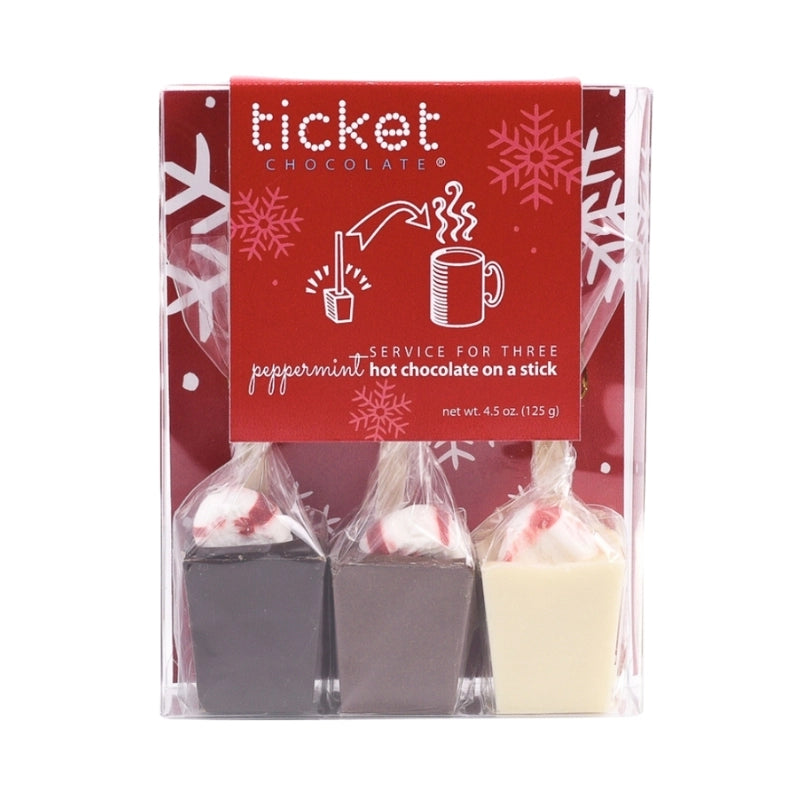 Peppermint Hot Chocolate On A Stick